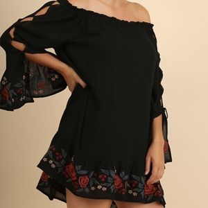 PLUS SIZE Esme Rose Off The Shoulder Dress